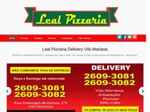 Criação de sites para pizzarias